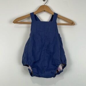 Seababy Romper Blue Size 12-18 Months Handmade